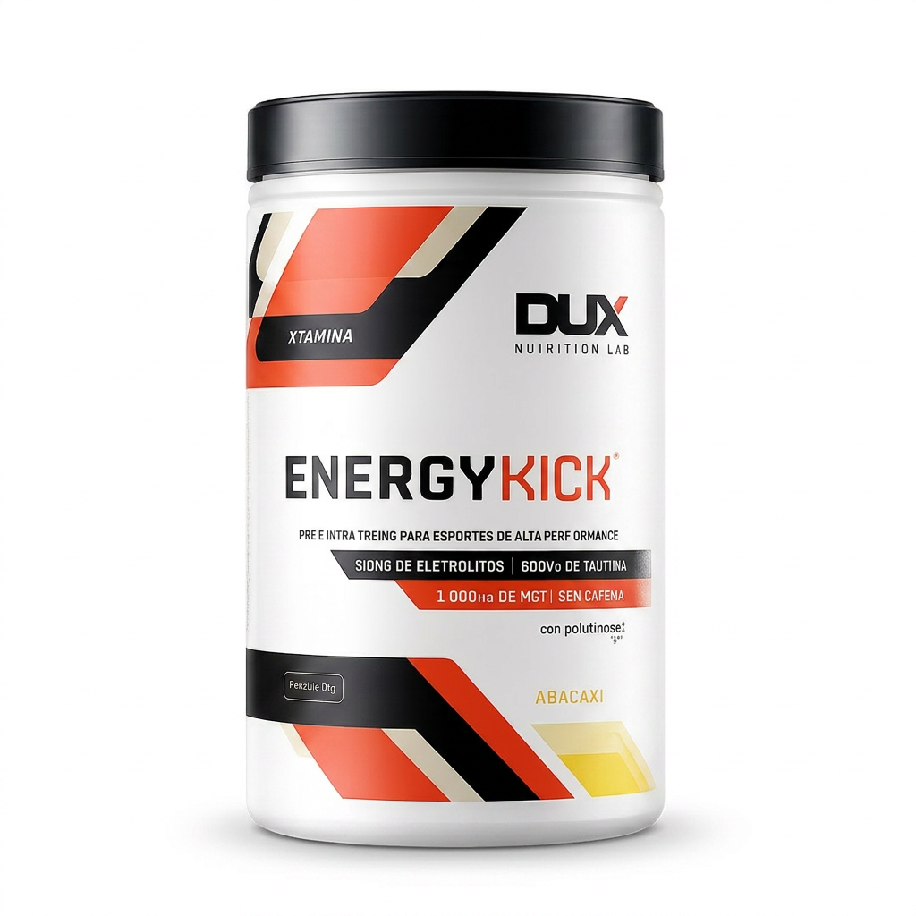 Pré e Intra Treino Energy Kick DUX 1kg, Abacaxi